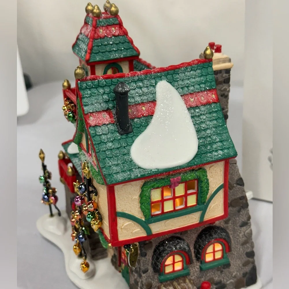 Vintage Heritage Village Collection “ Glass Ornament Works” Village Piece - Picture 6 of 7